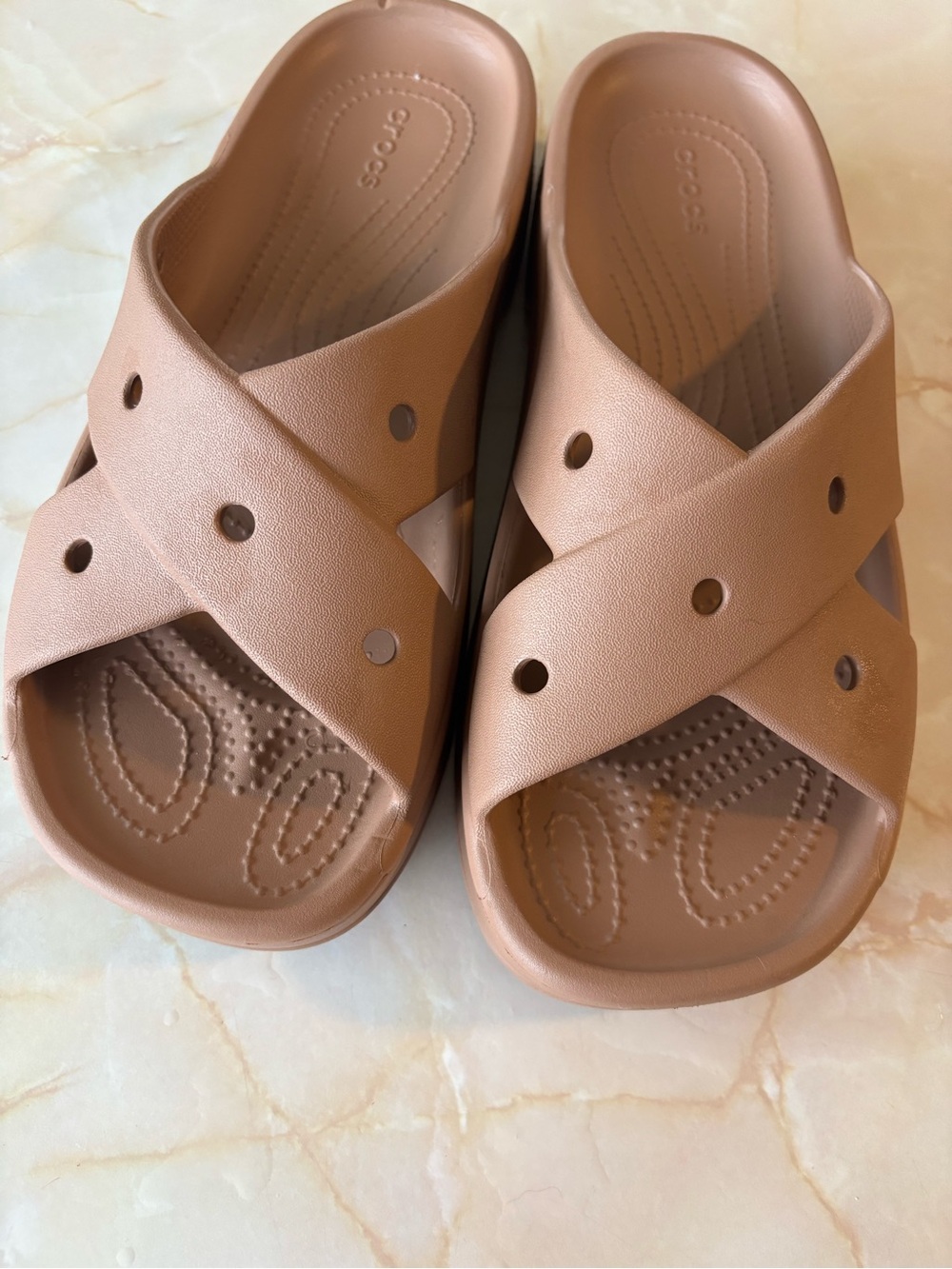 CROCS Women’s Slip-On Clog in Tan